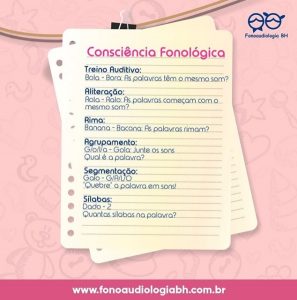 Read more about the article Consciência fonológica ⠀